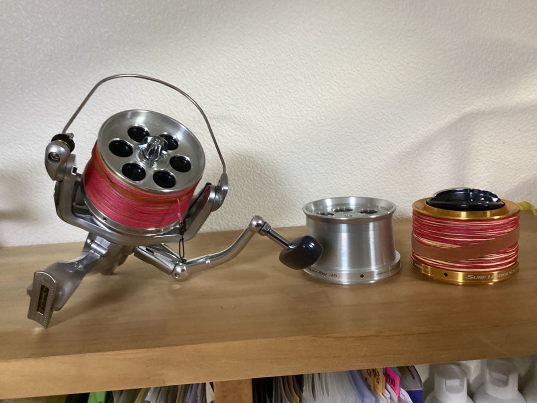 シマノスーパーエアロスピンジョイ35 細糸仕様　SD仕様セット