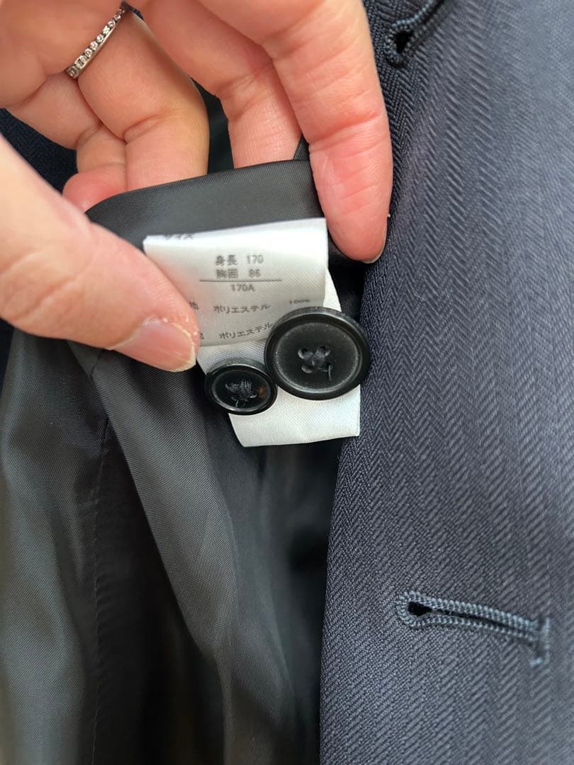 【美品】卒業式　男の子　スーツ　170センチ