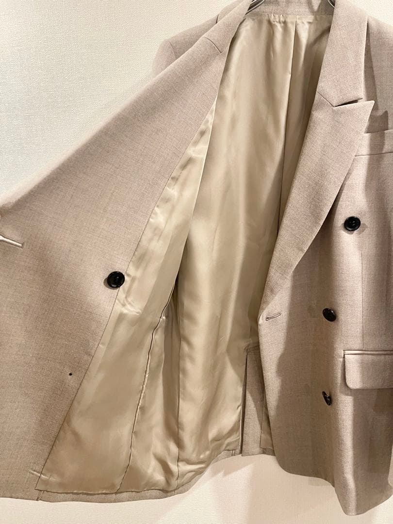 美品R'IAM PLAGE PEA ダブルテーラードジャケット38 Mサイズ