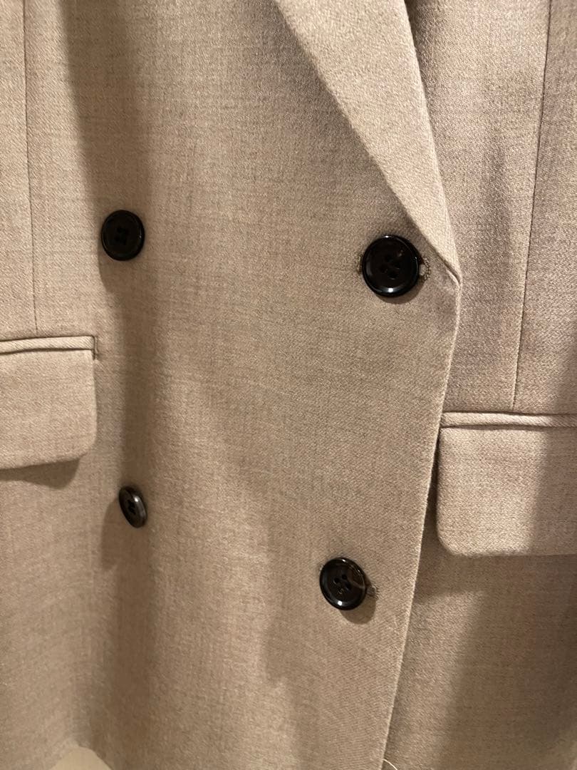 美品R'IAM PLAGE PEA ダブルテーラードジャケット38 Mサイズ