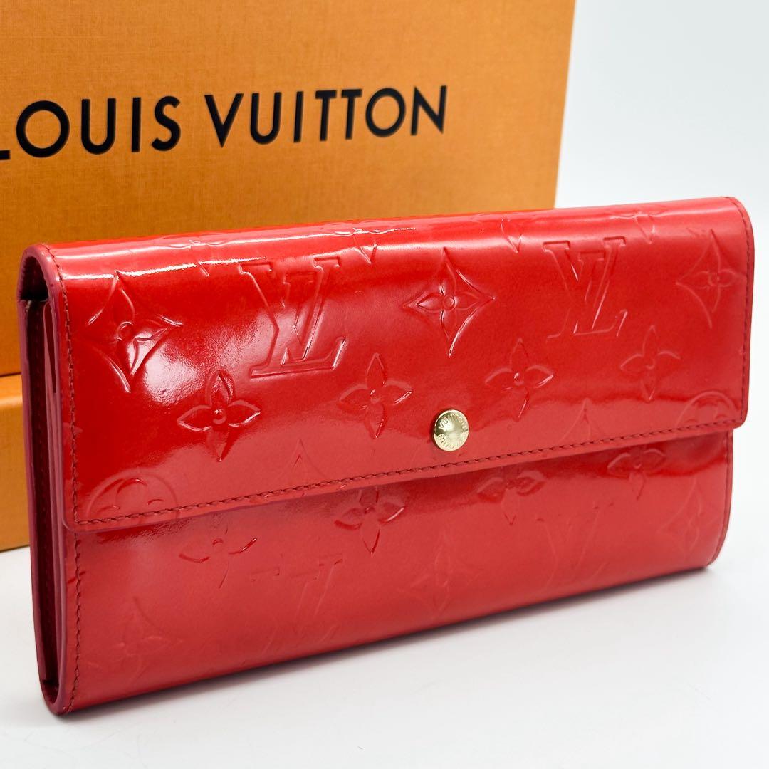 ルイヴィトン ポルトフォイユ サラ ヴェルニ 二つ折り 長財布 モノグラム