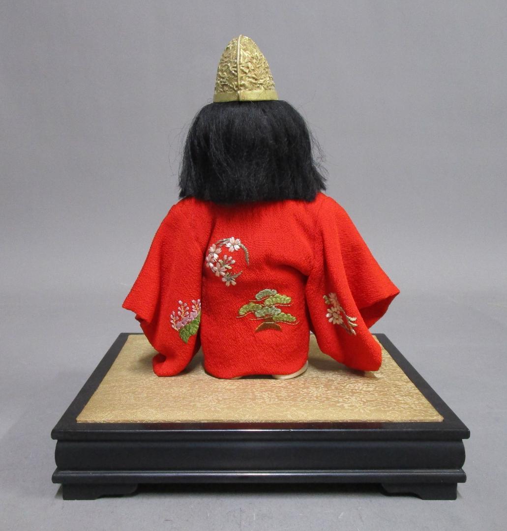 ビンテージ［節句人形］有職 御雛人形司 東京市日本橋区 永徳齋　檜箱入