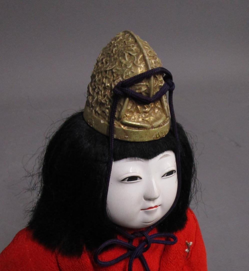 ビンテージ［節句人形］有職 御雛人形司 東京市日本橋区 永徳齋　檜箱入