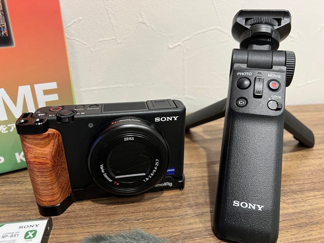 SONY VLOGCAM ZV-1G シューティンググリップキットおまけつき