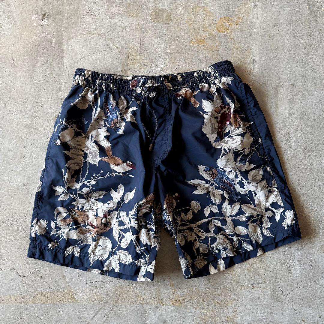 【水陸両用◎】Dolce & Gabbanaシルクハーフパンツ真夏日対応◎総柄.