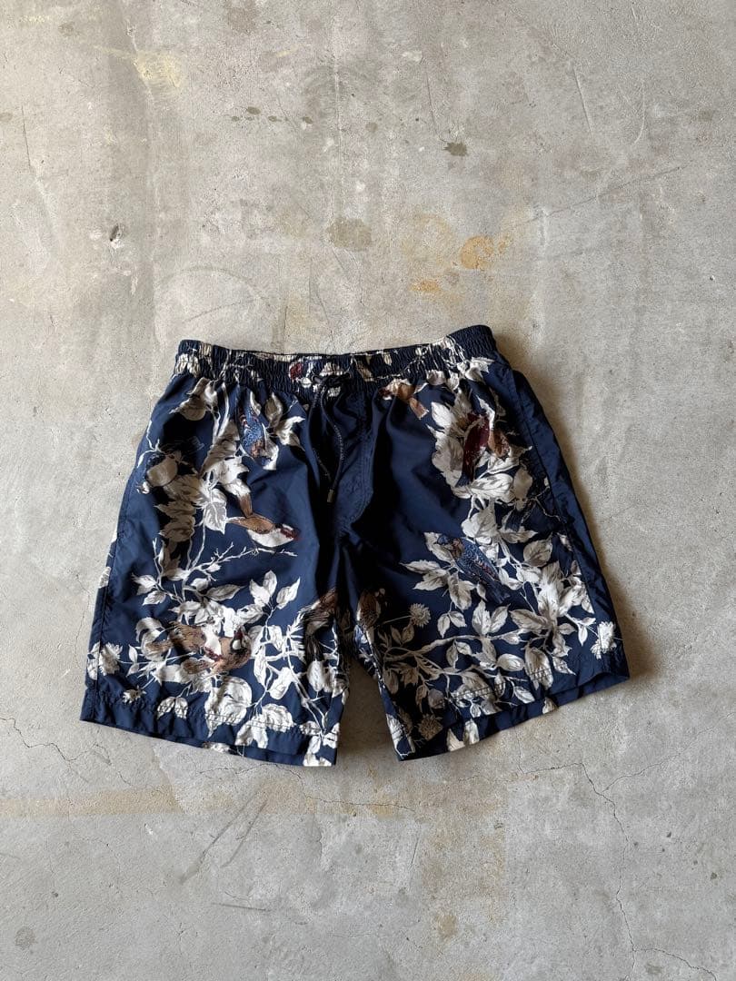 【水陸両用◎】Dolce & Gabbanaシルクハーフパンツ真夏日対応◎総柄.