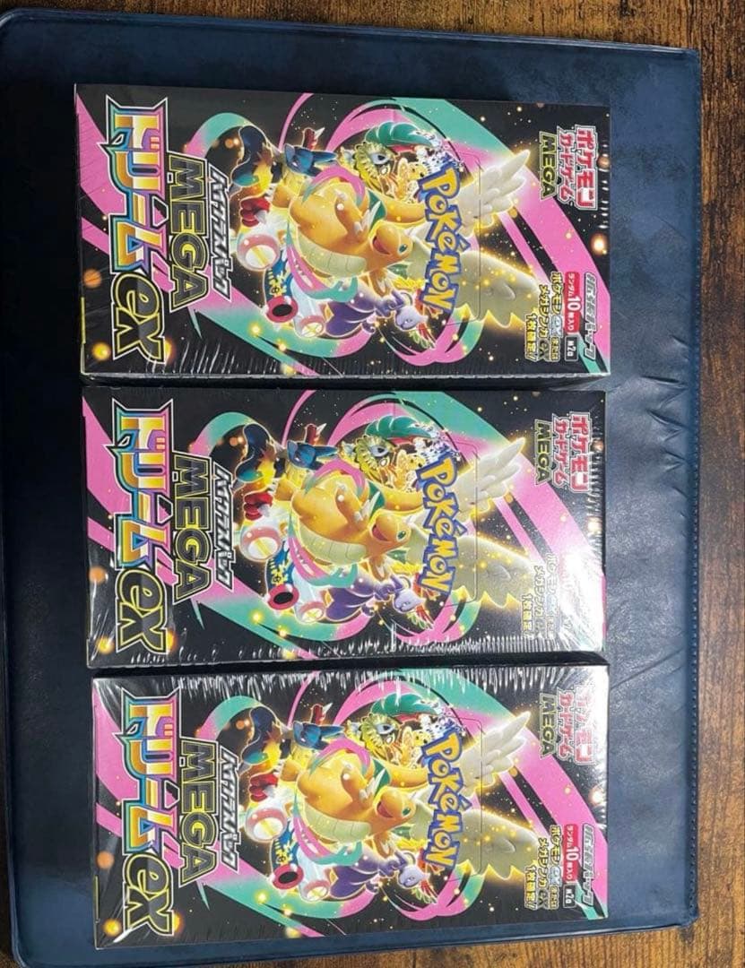 ポケモンカードゲーム MEGAドリームex 新品未開封 シュリンク付き 3box