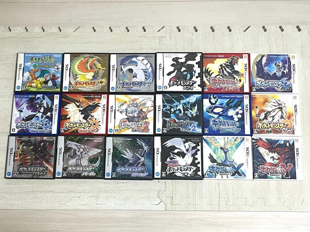 ポケットモンスター ポケモン 3DS ケースあり ソフト18本 ニンテンドー