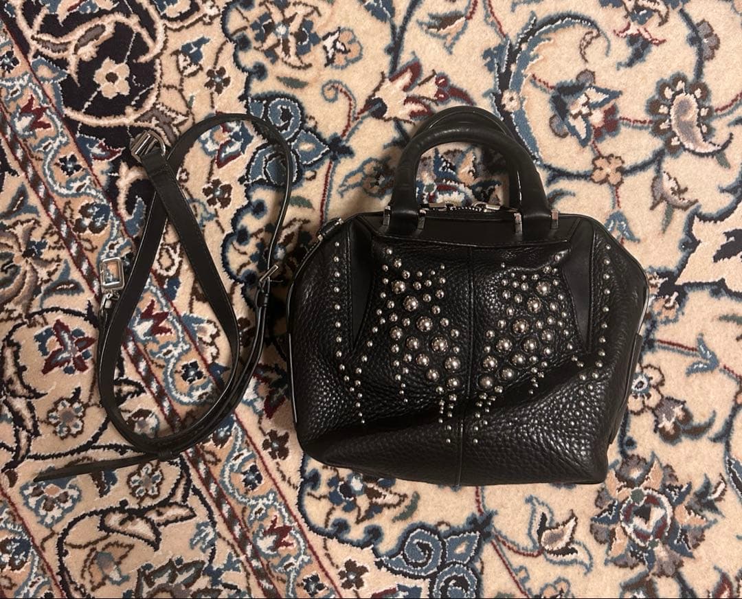 AlexanderWang ハンドバッグ 2way エミール スタッズ 黒