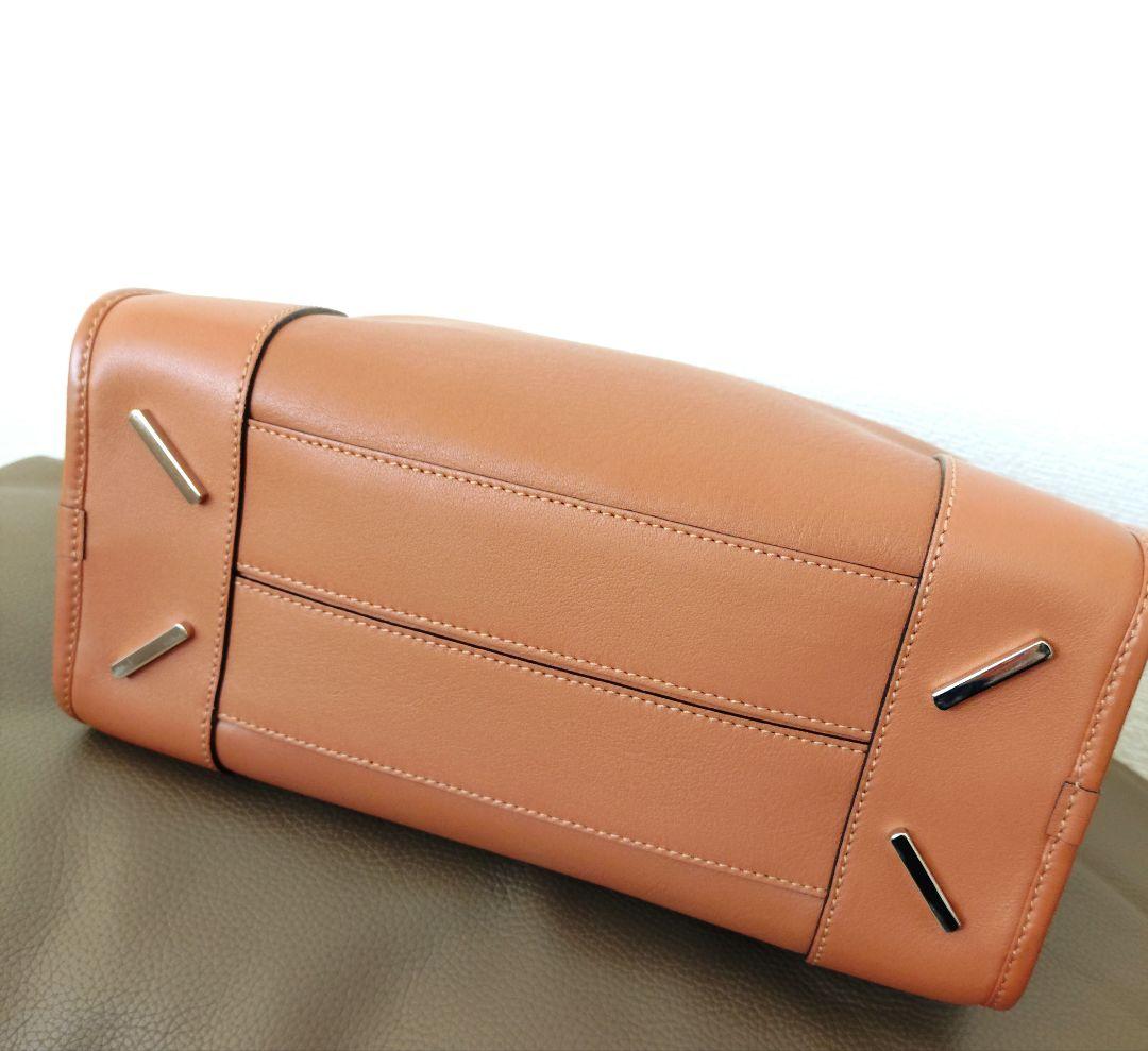 LOEWE ロエベ アマソナ28 ハンドバッグ キャメル