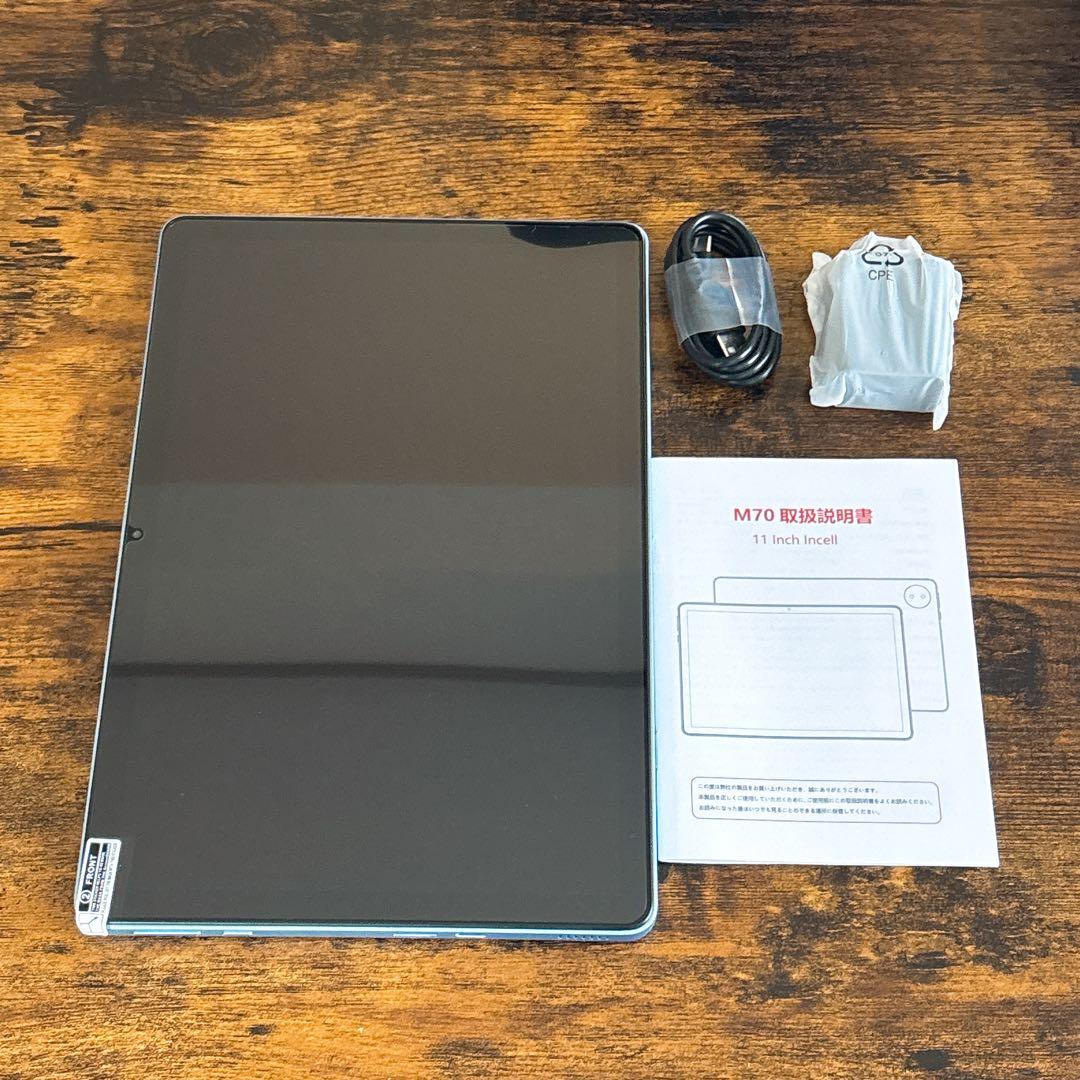 タブレット　Android16 11インチ　wi-fiモデル　128GB ブルー