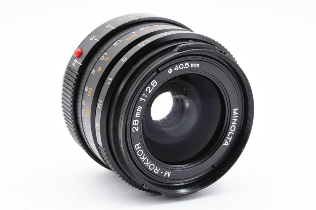 MINOLTA ミノルタ M-ROKKOR 28mm F2.8 Mマウント