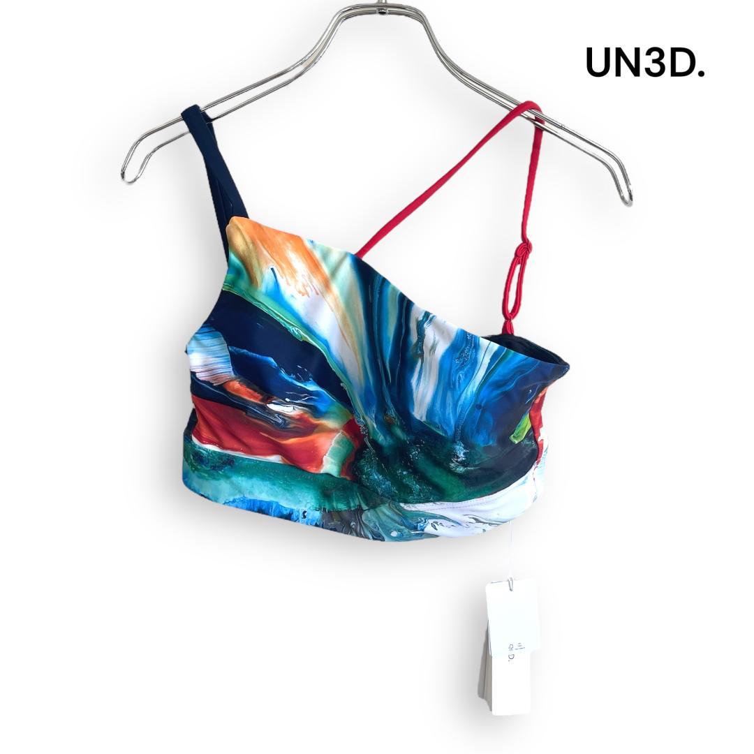 新品 UN3D. UN3D アンスリード ワンショルダー ビキニ 水着