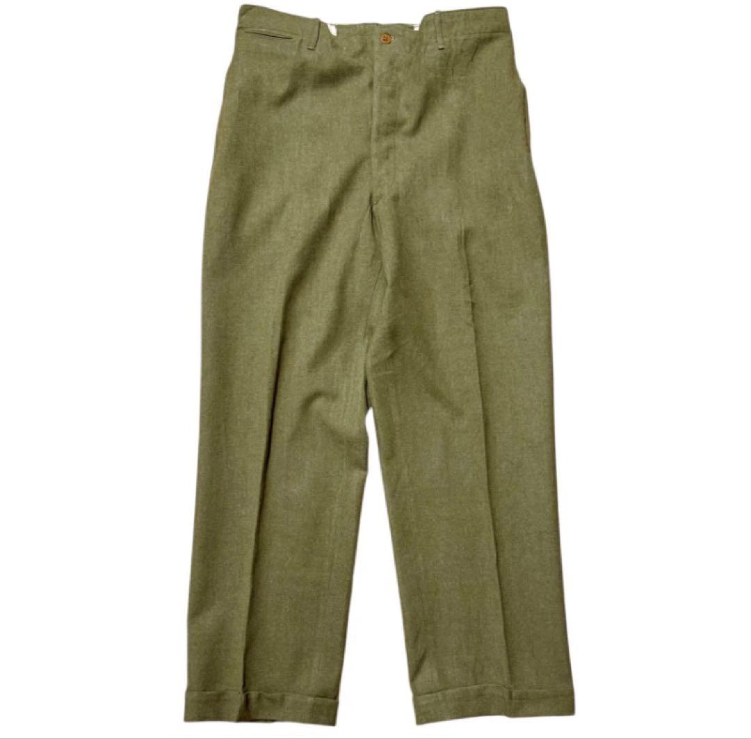 米軍実物 ウール　トラウザー ヴィンテージ　40s 美品