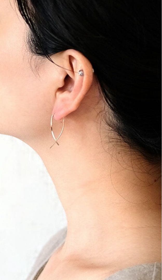 ⚫︎蔵人⚫︎≪RAPA≫ K18 Hineri ピアス (片方のみ)18金