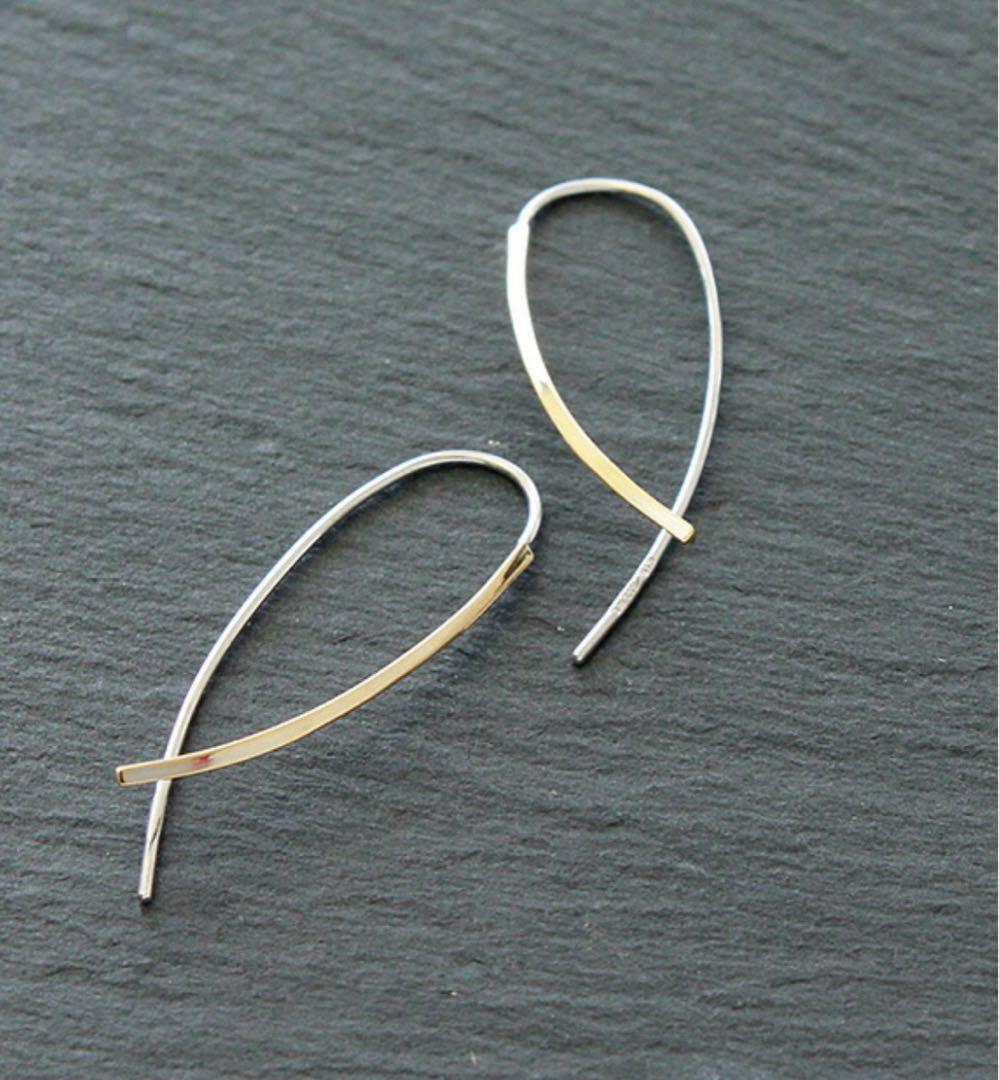 ⚫︎蔵人⚫︎≪RAPA≫ K18 Hineri ピアス (片方のみ)18金