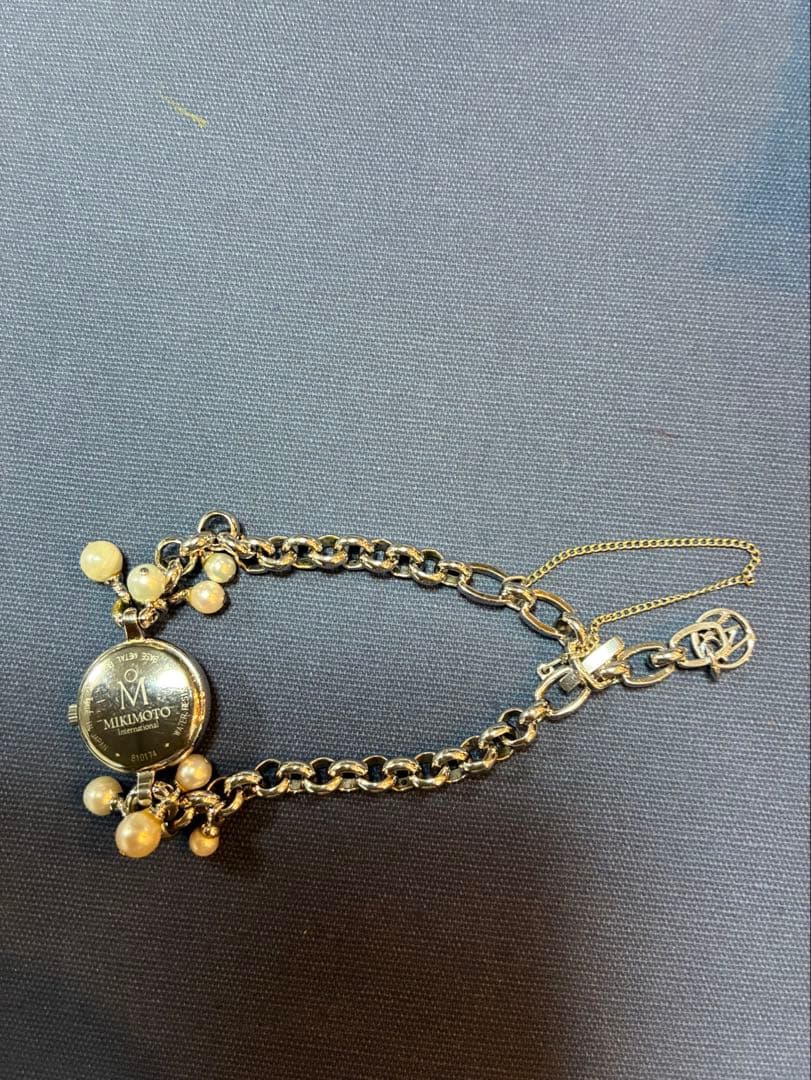 MIKIMOTO ブレスレット時計 シルバー パール