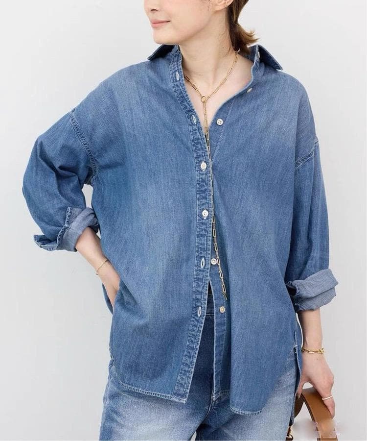 Deuxieme Classe/Lee別注！Leeデニムシャツフリーサイズ