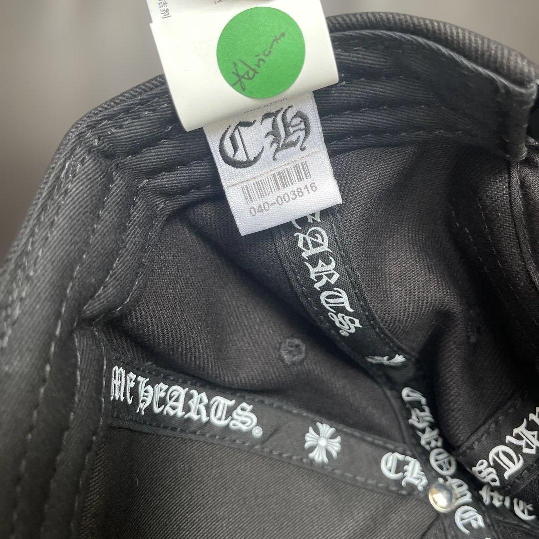 CHROME HEARTS 黒 キャップ　ベースボールキャップ