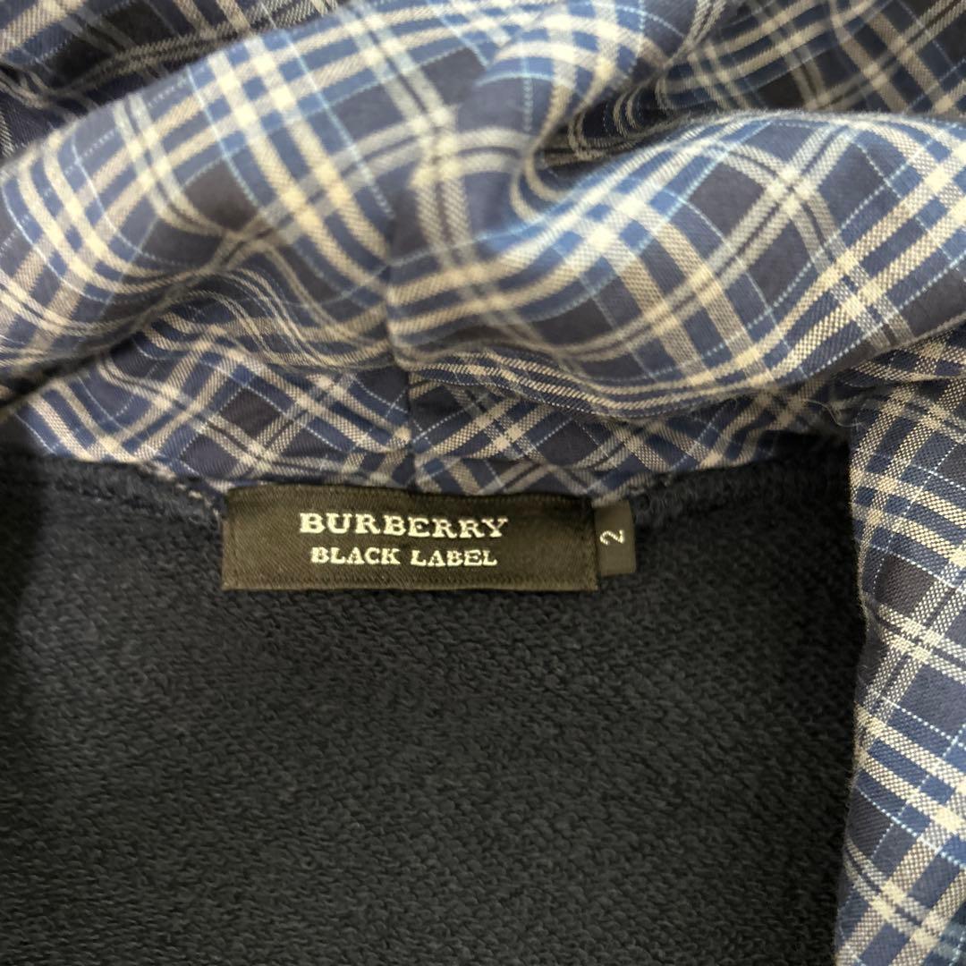 新品同様！バーバリーブラックレーベル ショート丈ダッフルコート M ネイビー