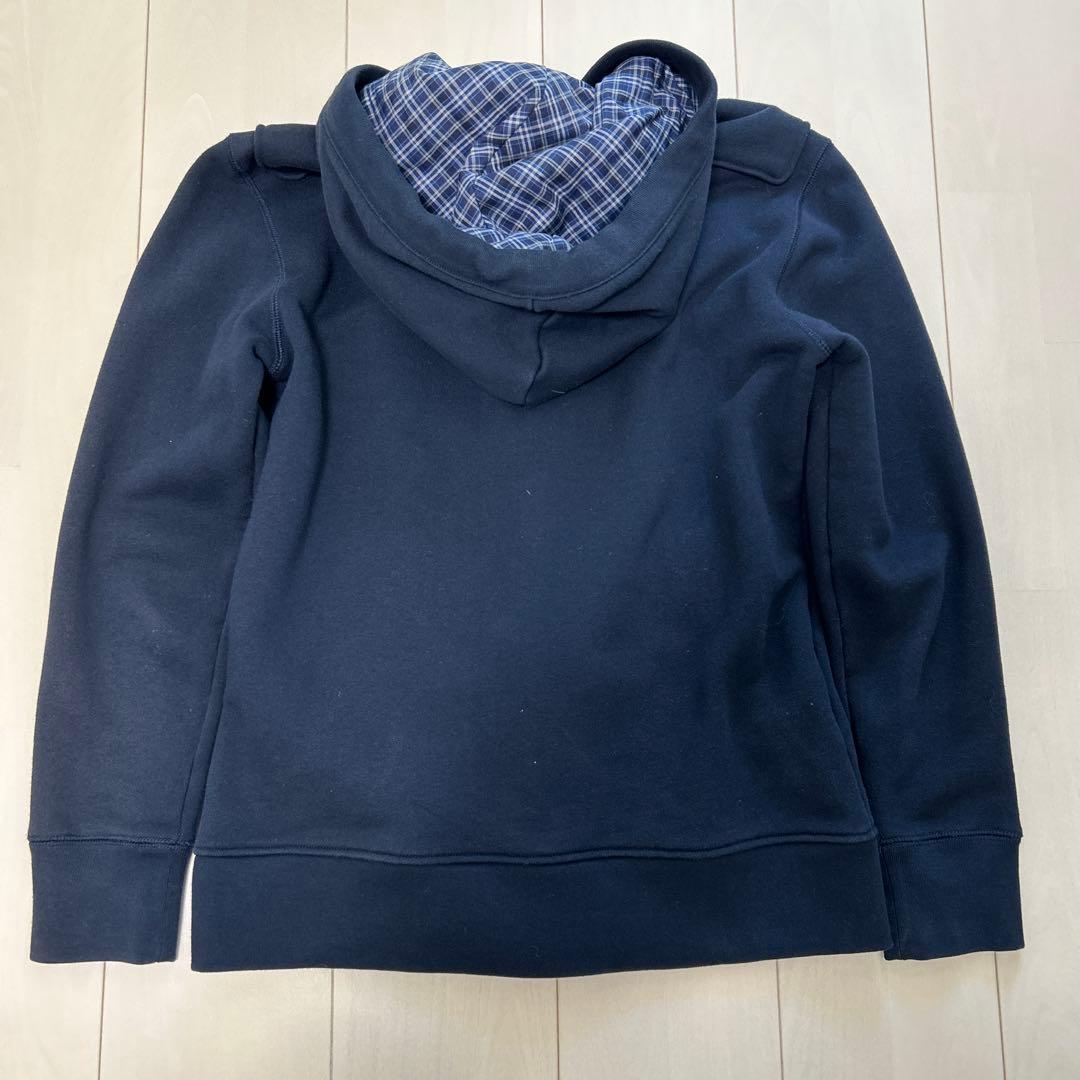 新品同様！バーバリーブラックレーベル ショート丈ダッフルコート M ネイビー