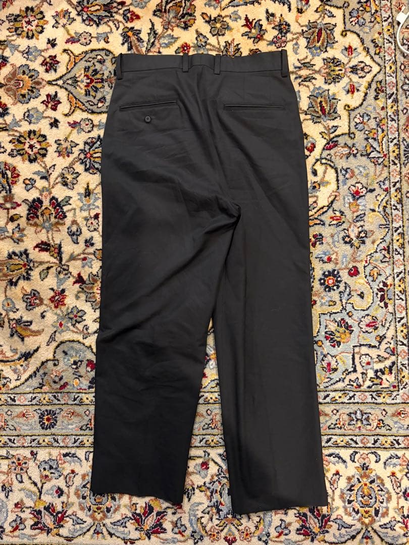 Cornierコルニエ　FINX COTTON GABARDINE SLACKS