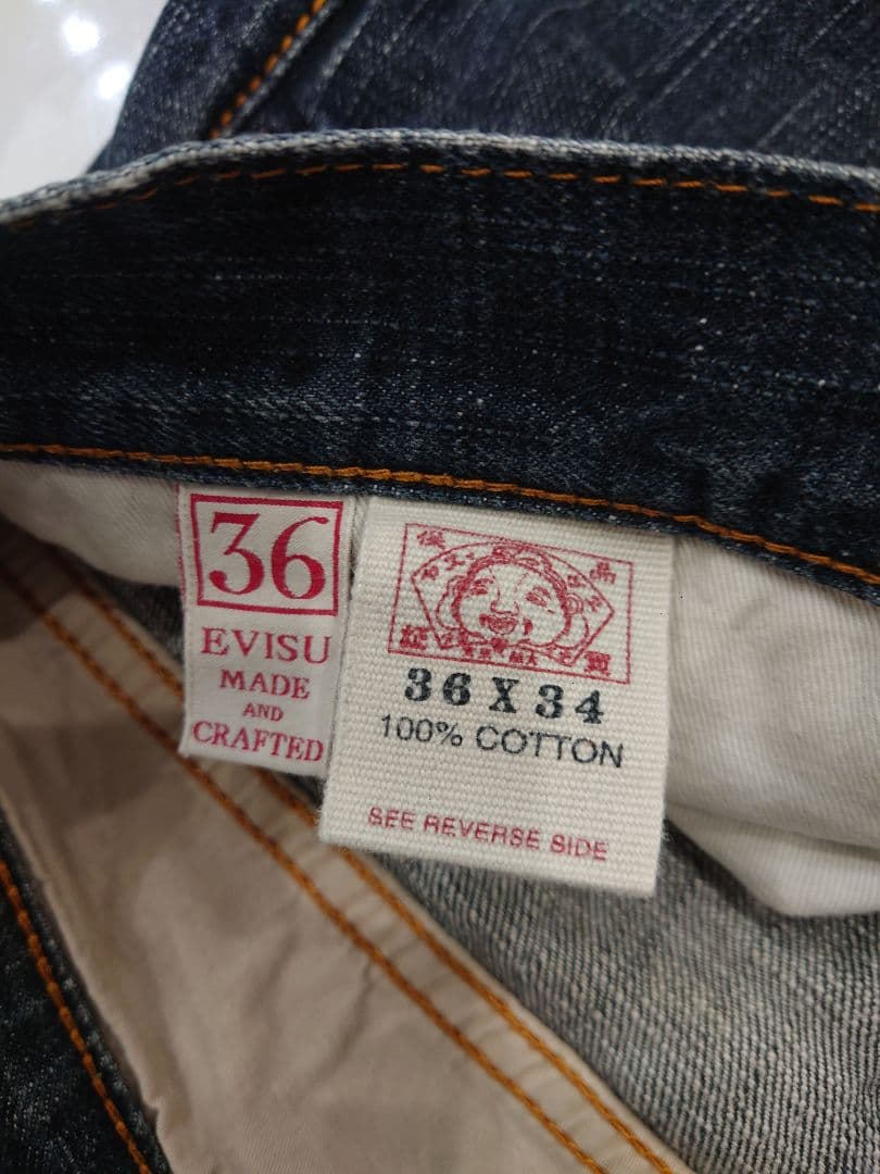 EVISU PARIS ビンテージデニム 36×34 当時物　エビスジーンズ