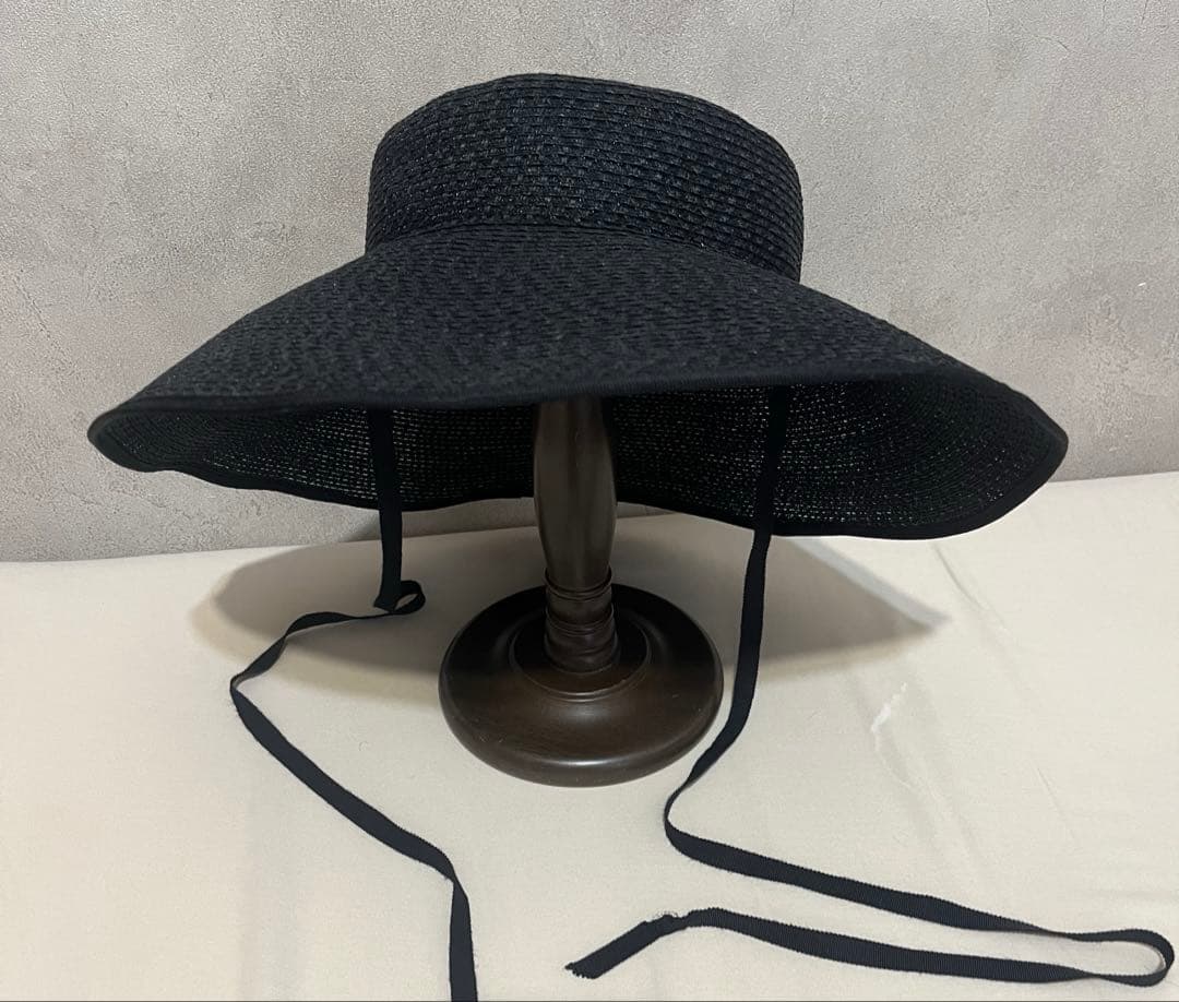 chisaki チサキ　Dian 麦わら帽子　ブラック