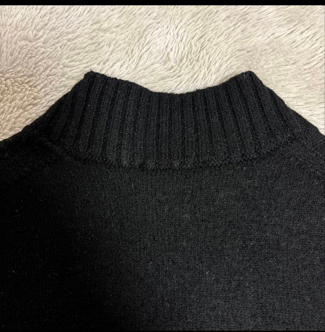 Drumohr/ドルモア／モックネックニット／ブラック／48