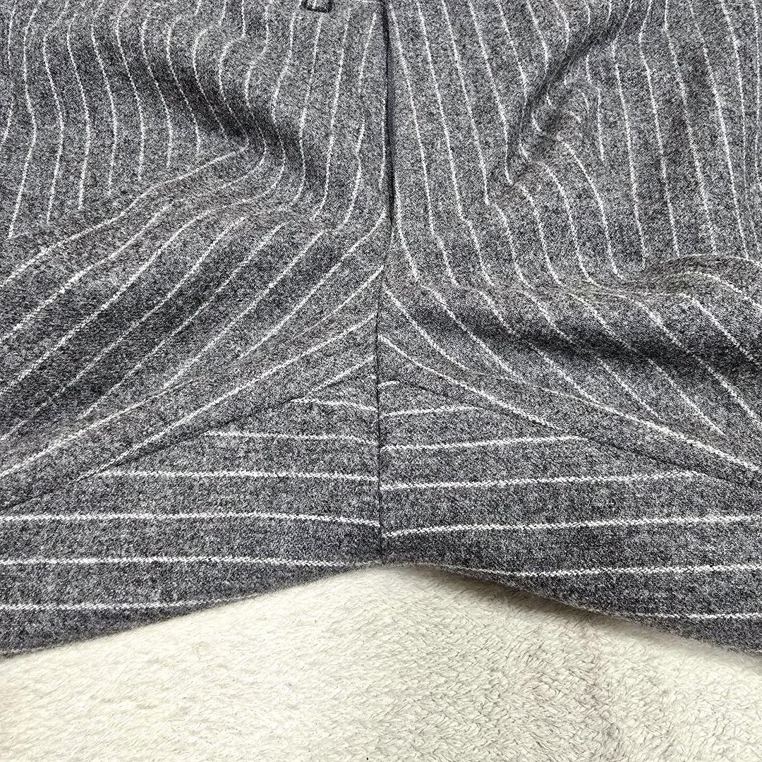 極美品 ダンカン カノニコ 3ピース スーツセットアップ ストライプ グレー M