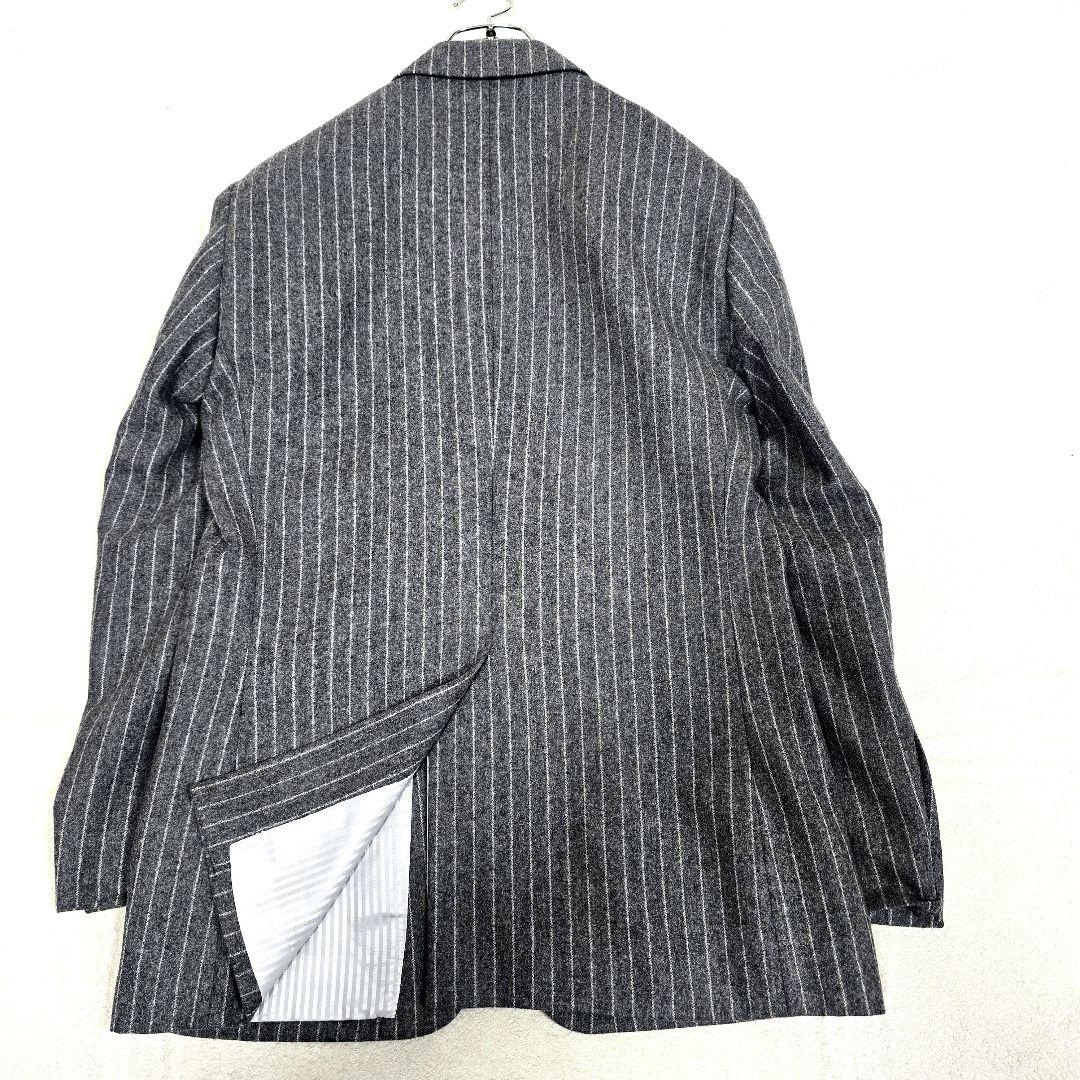 極美品 ダンカン カノニコ 3ピース スーツセットアップ ストライプ グレー M