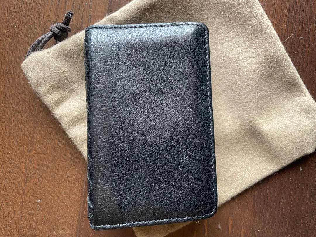 torara84 　Bottega Veneta ブラックレザー 名刺入れ