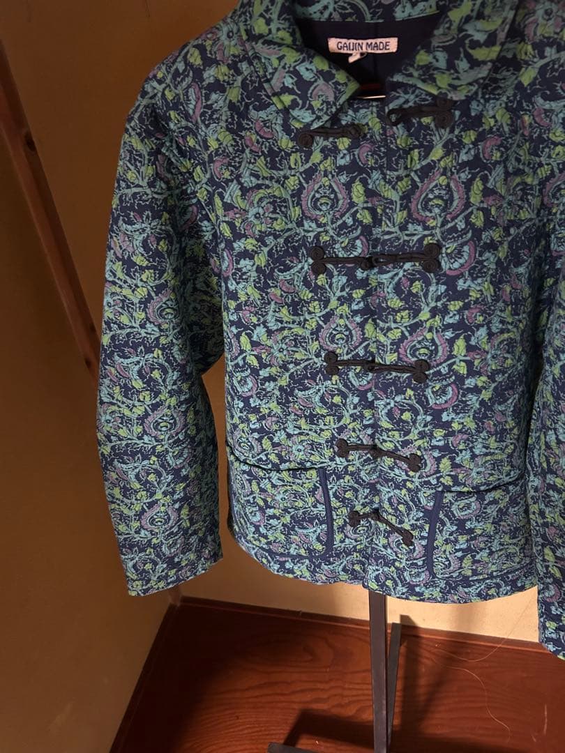 GAIJIN MADE 刺し子 チャイナジャケット カバーオール　インディゴ