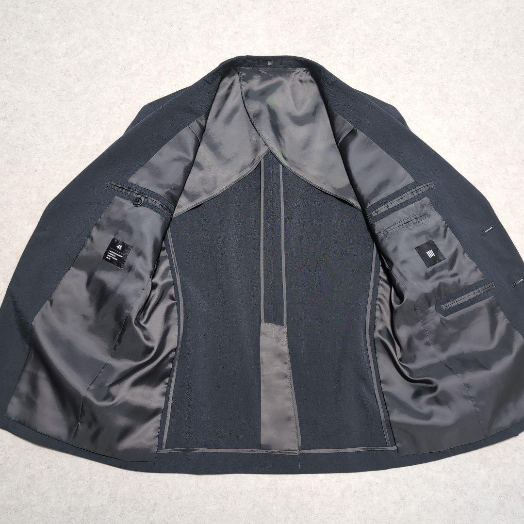 【美品】スーツセレクト SUIT SELECT 4S 洗濯可 グレー AB5