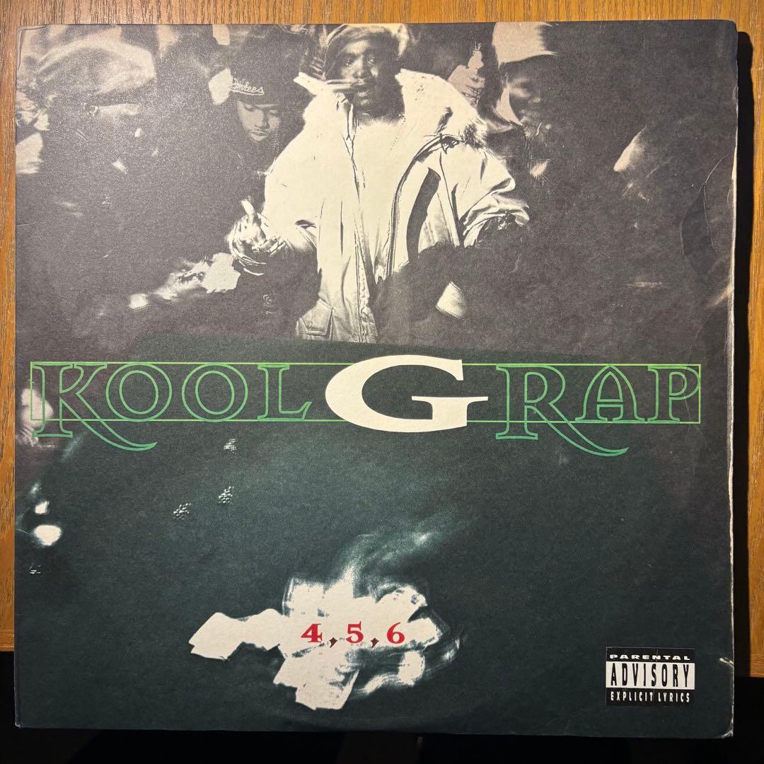 KOOL G RAP / 4,5,6 US正規LP 名盤 HIPHOP NAS