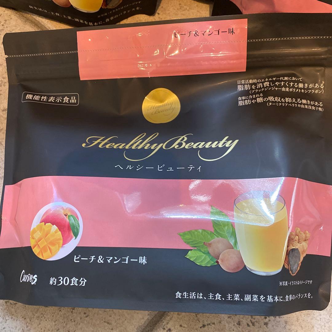 カーブス　ヘルシービューティ5袋セット　ピーチマンゴー味
