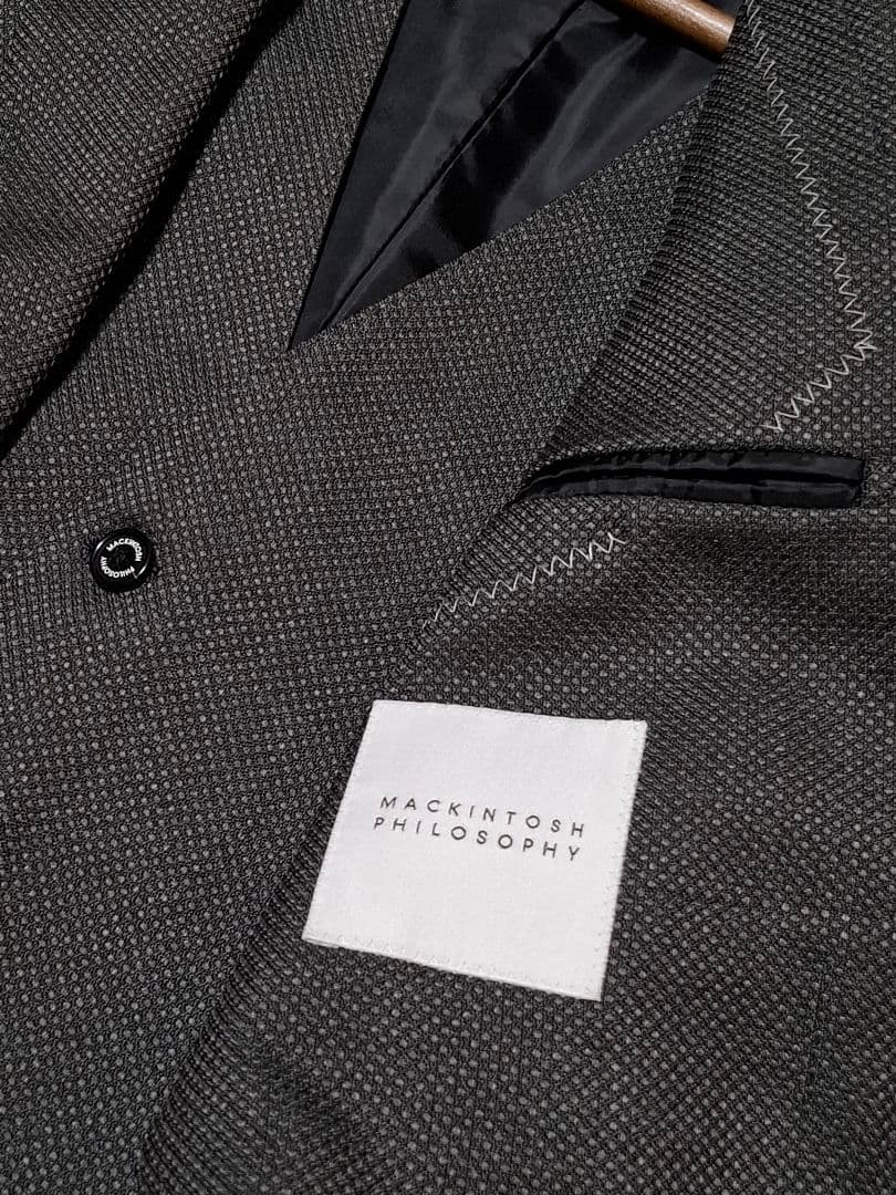 マッキントッシュフィロソフィ スリーピース　トロッター　グレー