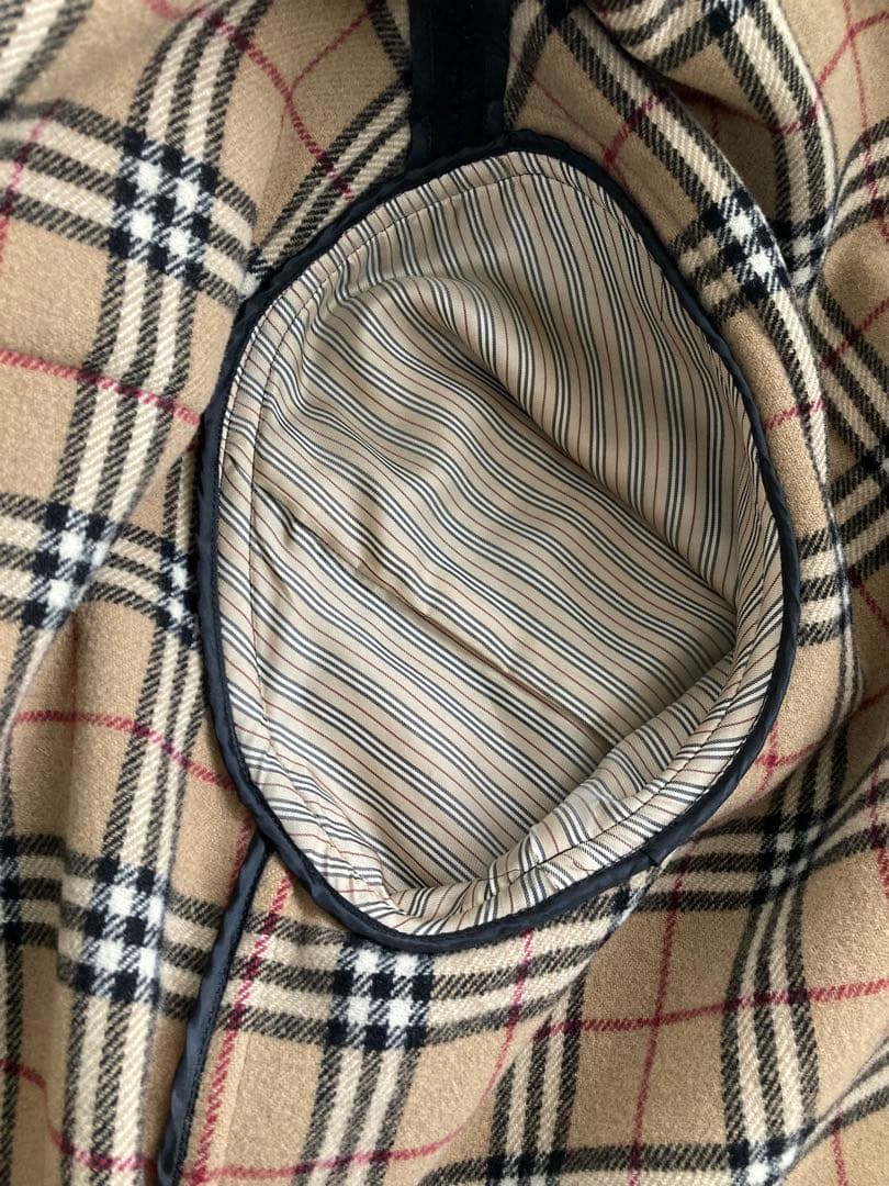 バーバリーブラックレーベル　ダッフルコート 黒色　サイズL