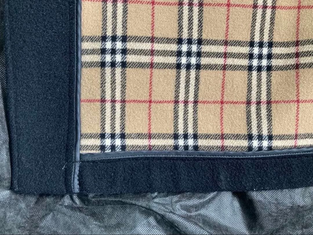 バーバリーブラックレーベル　ダッフルコート 黒色　サイズL