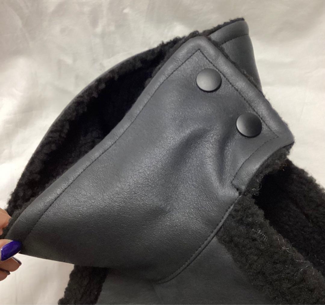 THE RERACS ブラック ハイネック ベスト