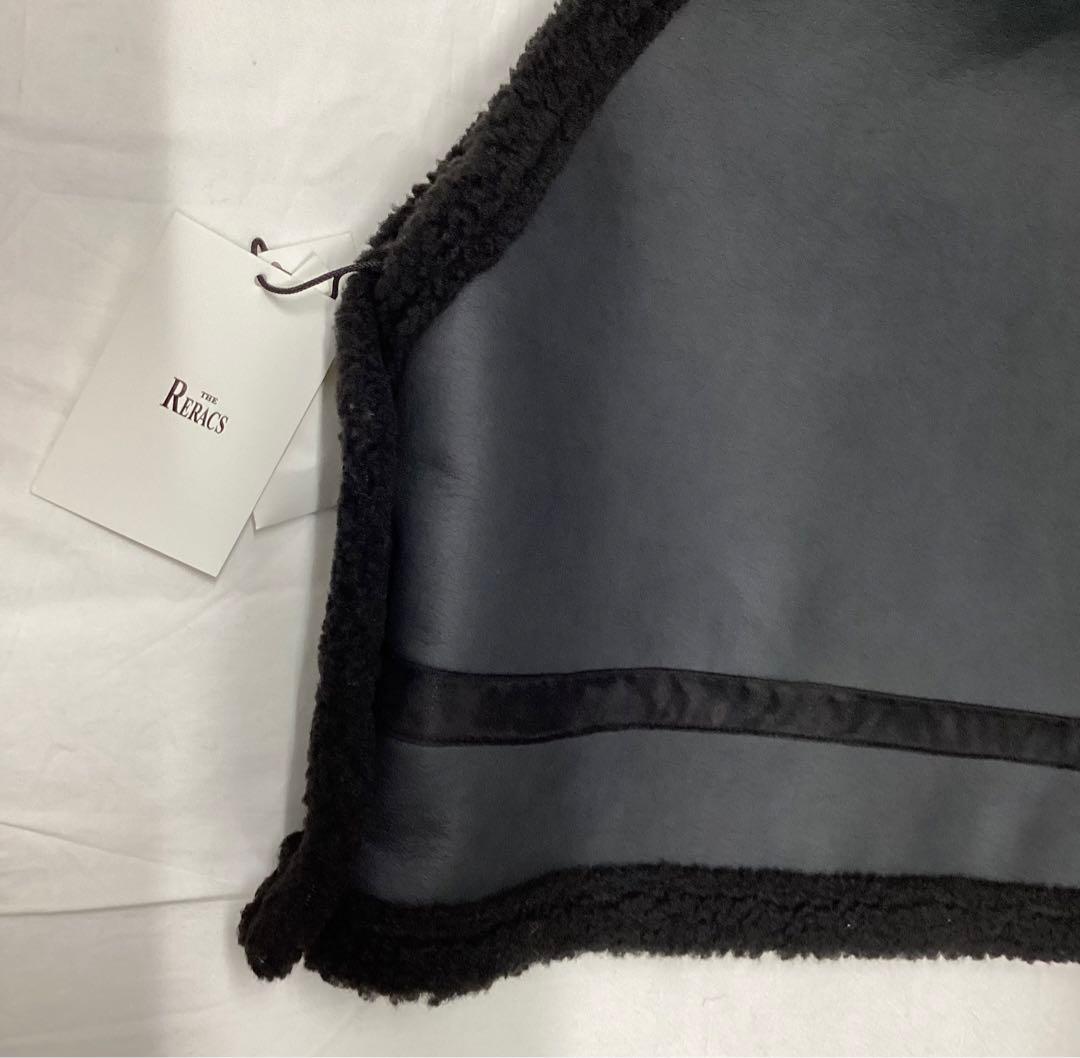 THE RERACS ブラック ハイネック ベスト