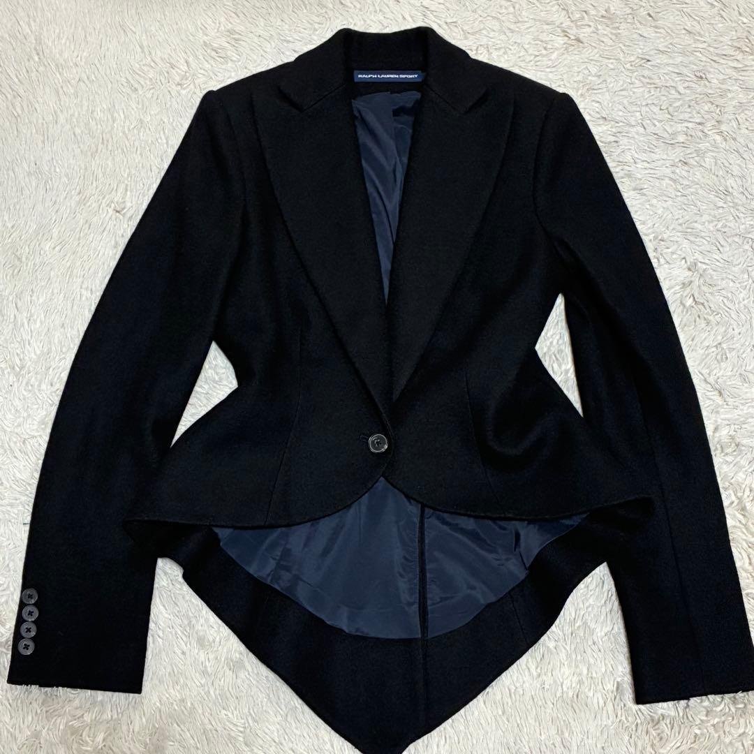 RALPH LAUREN 燕尾服 黒 ブラック テーラード ジャケット