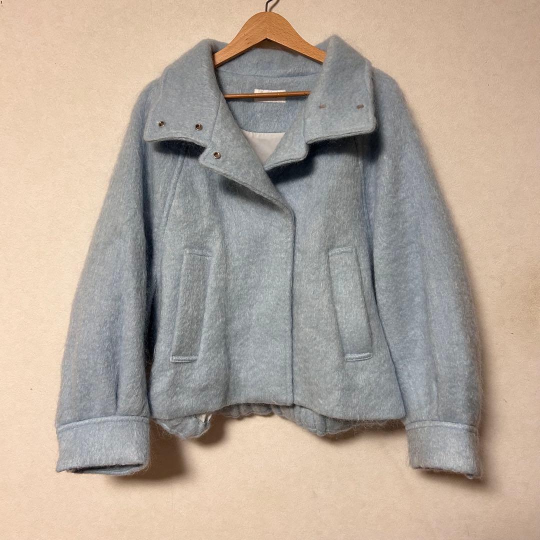 スナイデル　snidel レディース　2024 シャギーミドルブルゾンジャケット