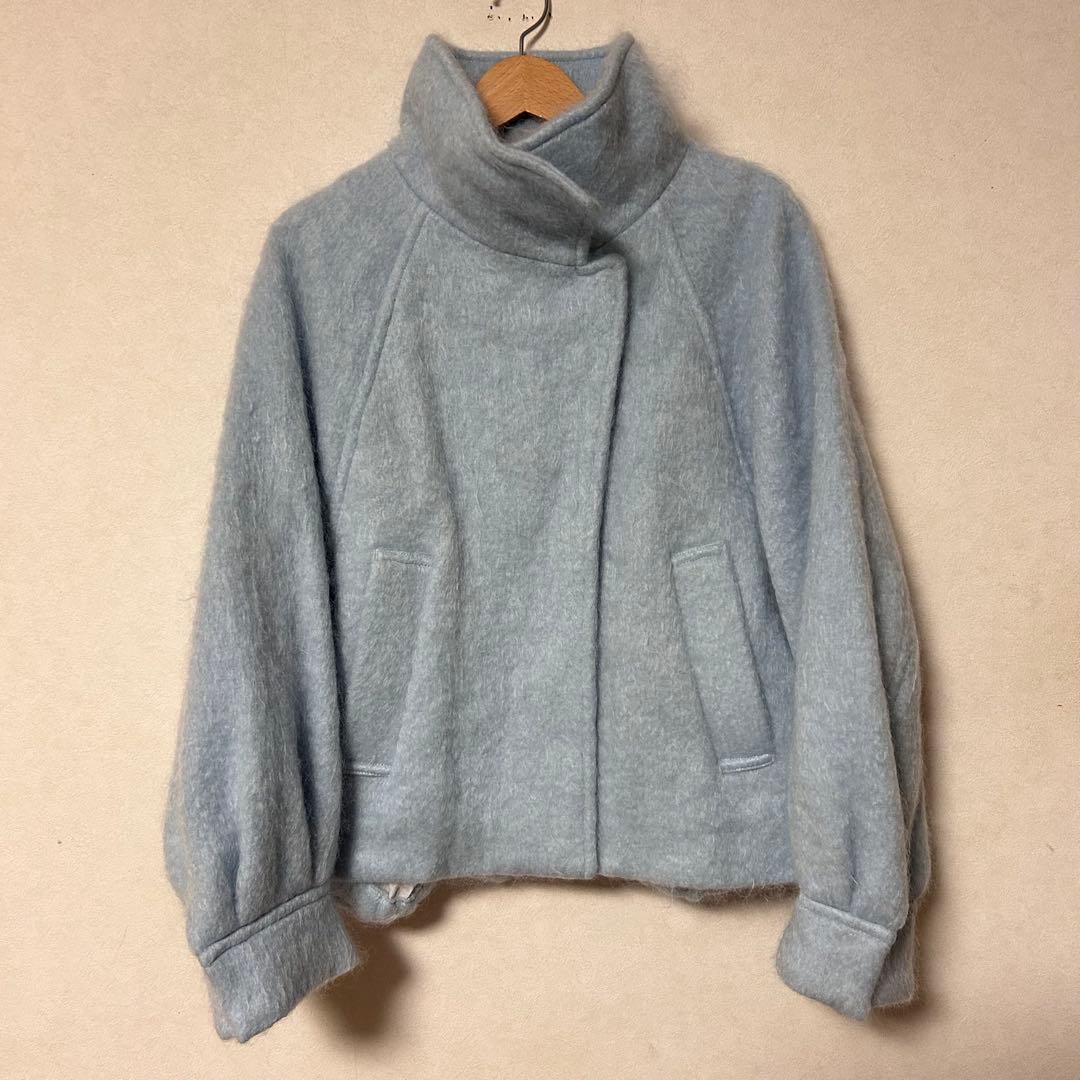 スナイデル　snidel レディース　2024 シャギーミドルブルゾンジャケット