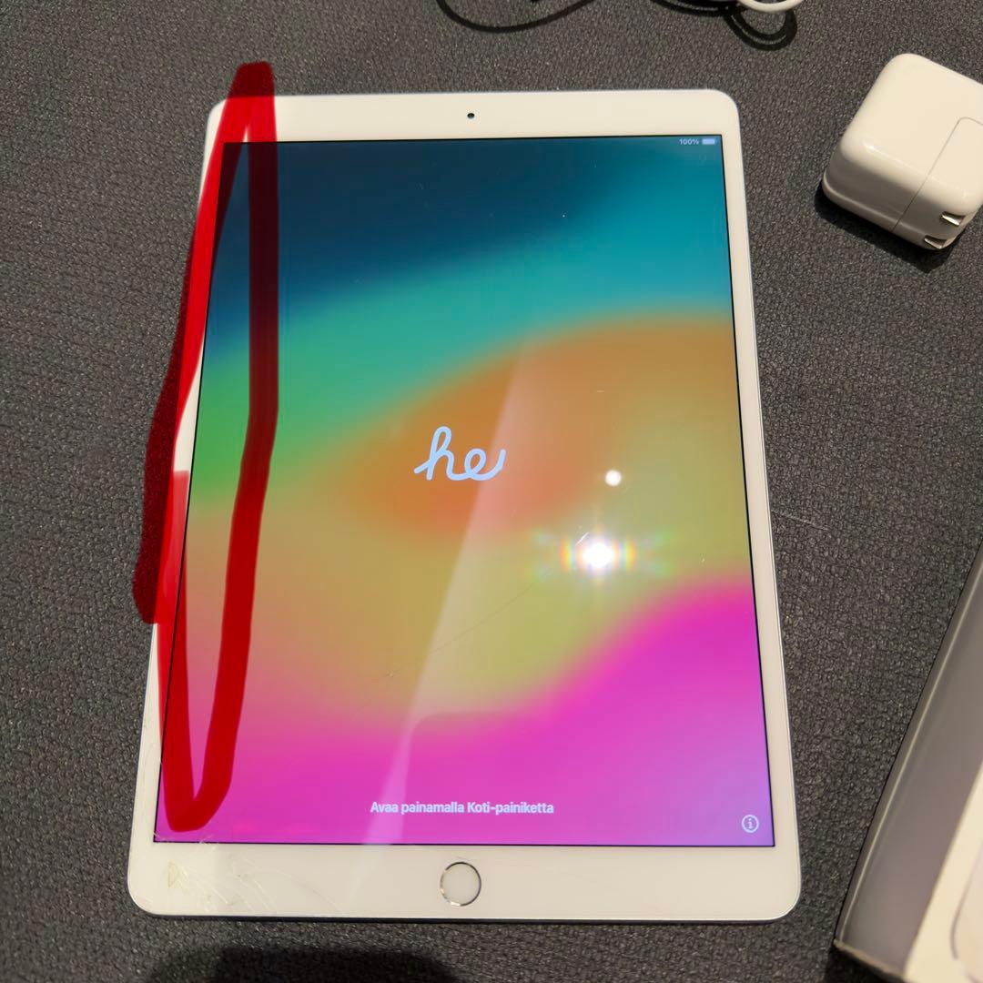 iPad Pro 10.5インチ256MB 付属品全てあり　画面割れあり