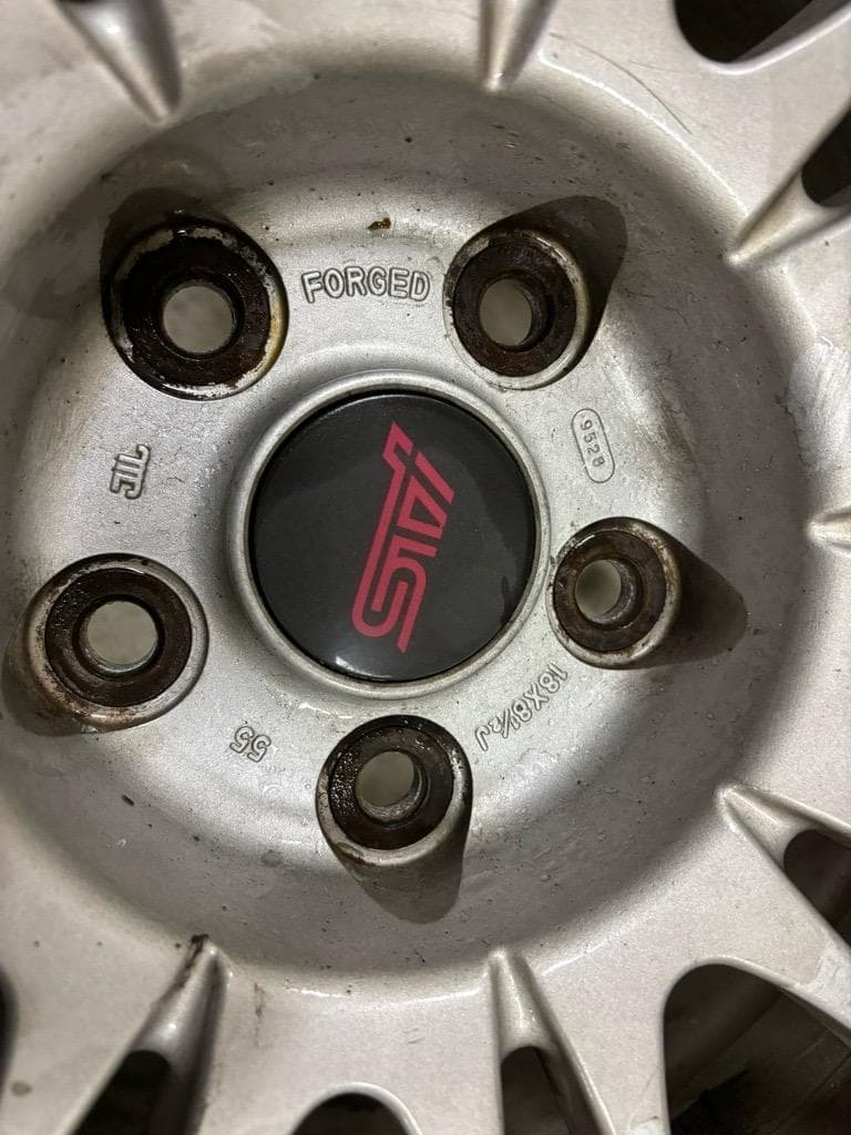 245/40R18 鍛造 インプレッサ WRX STI 純正OP 8.5J-18
