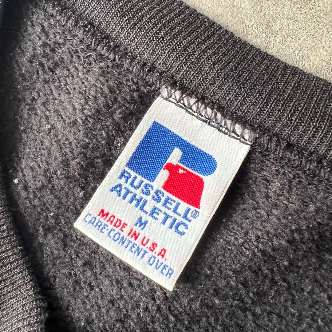 90s Russell ラッセルアスレチック 無地スウェット USA製 黒