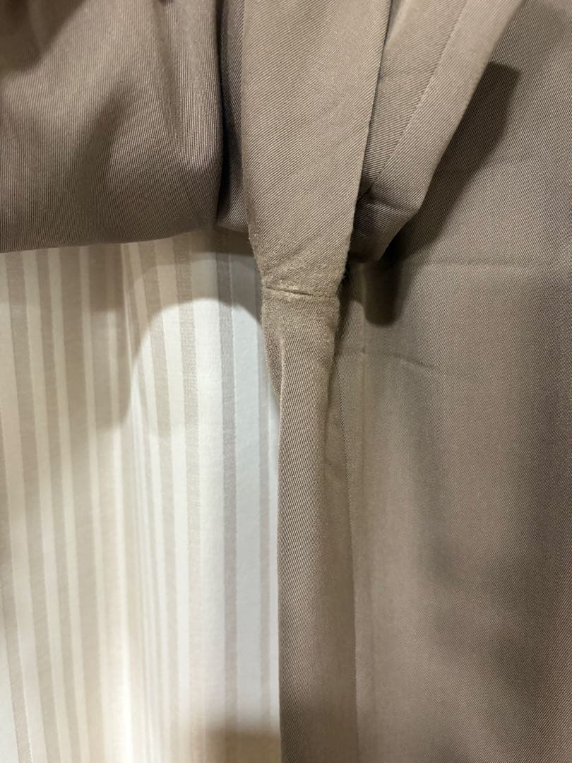 m*a様 LIGHT WOOL MAX GABARDINE TWO-TUCK S