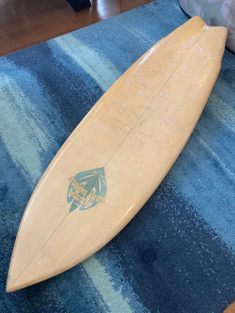美品　HEMP SURF BOARD ヘンプサーフボード　麻クロス巻き