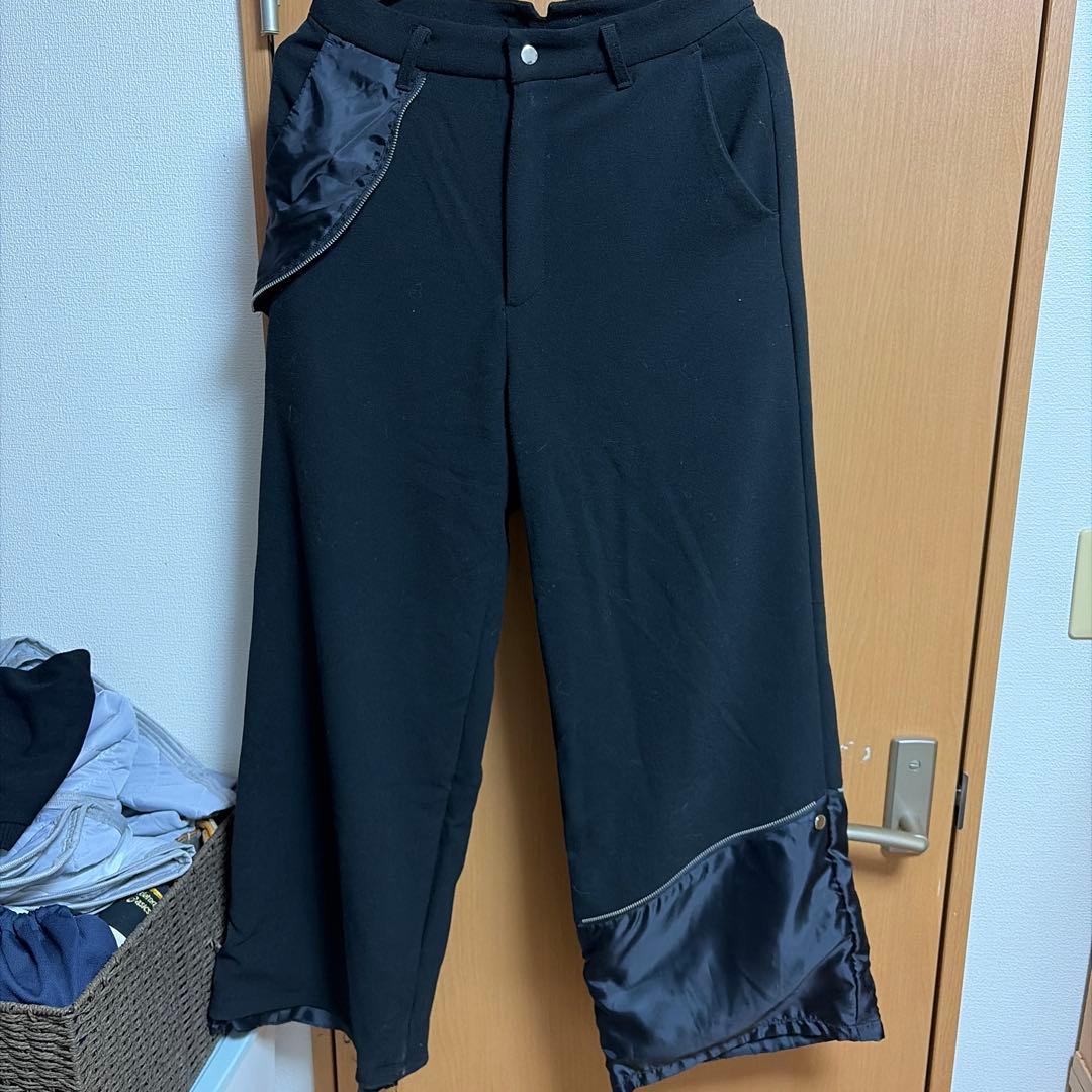 grancy リバース レイヤードデザイン スラックス